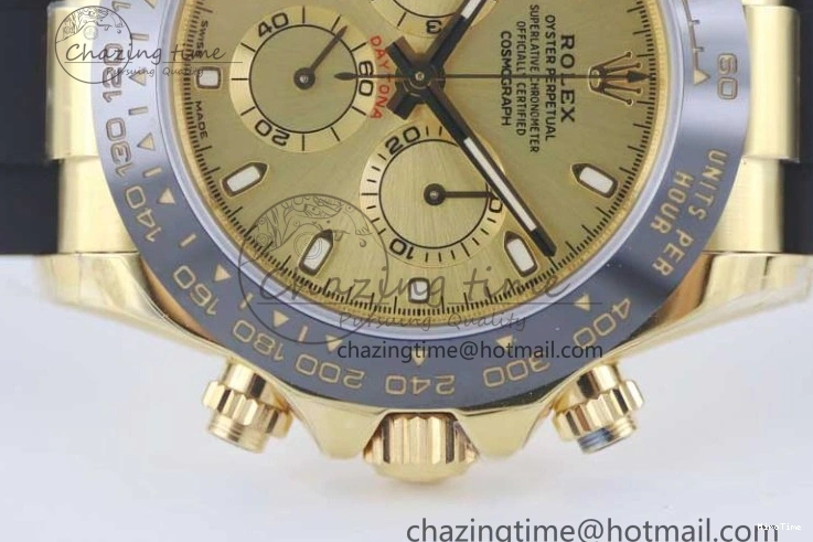 MiroTime 0423 Daytona 116518 TWF 1:1 Best Edition 904L Steel YG Dial on Oysterflex Strap A Youthful 2424